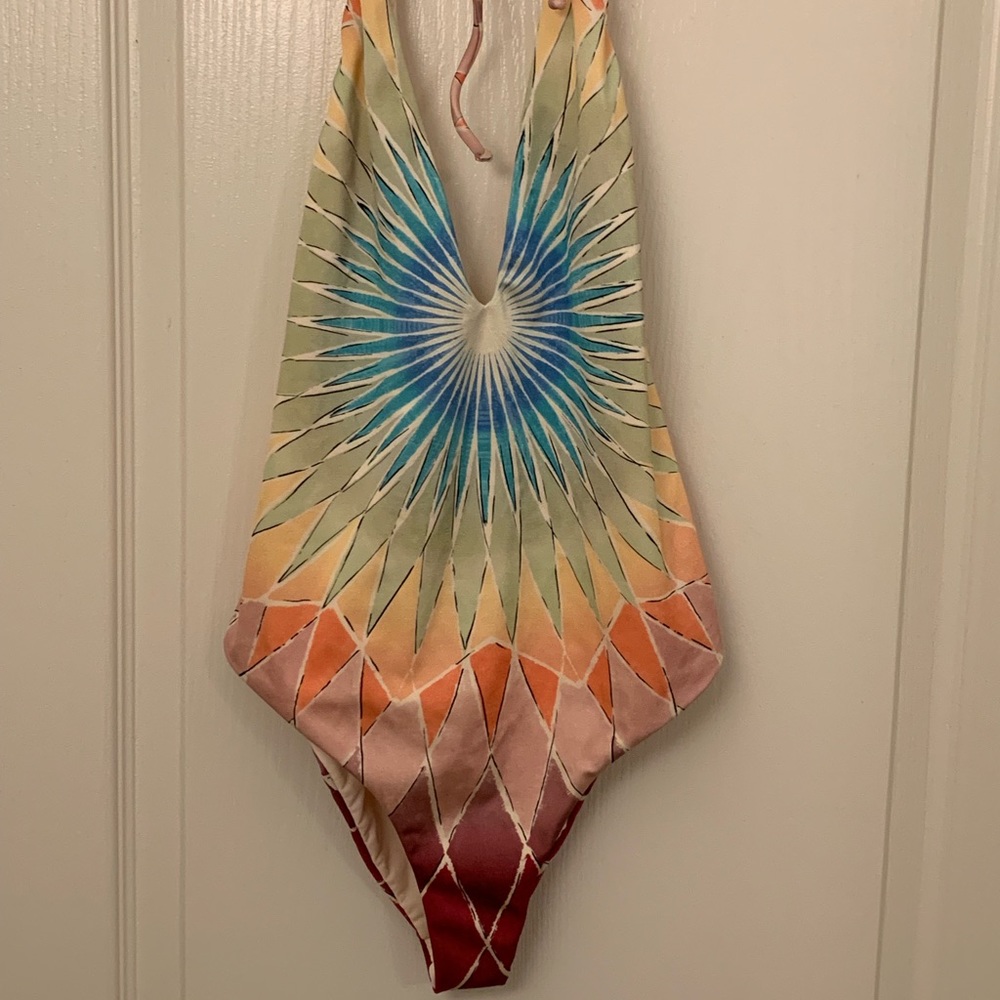 Billabong One Piece Halter Kaleidoscope Swimsuit